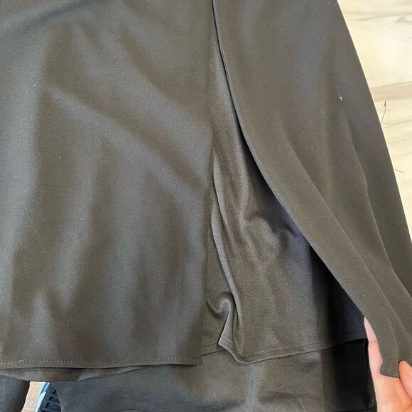 XSCAPE | 4685X Strapless Embellished Slit Evening Dress Black 14 - Picture 11 of 12